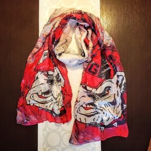 University of Georgia Watercolor Scarf